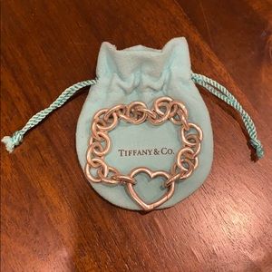 Tiffany & Co. Open Heart Clasp Bracelet